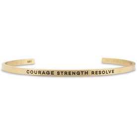 InspireME Cuff Bracelet - Courage Strength Resolve