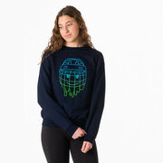 Hockey Crewneck Sweatshirt - Have An Ice Day Smiley