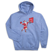 Basketball Hooded Sweatshirt - Slam Dunk Santa
