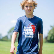 Hockey Short Sleeve Performance Tee - Lace 'Em Up And Light The Lamp