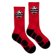 Custom Team Graphic Flex Mid-Calf Socks - Soccer