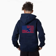 Hockey Hooded Sweatshirt - Hockey Land That We Love (Back Design)