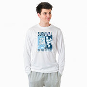 Hockey Long Sleeve Performance Tee - Survival of the Fittest