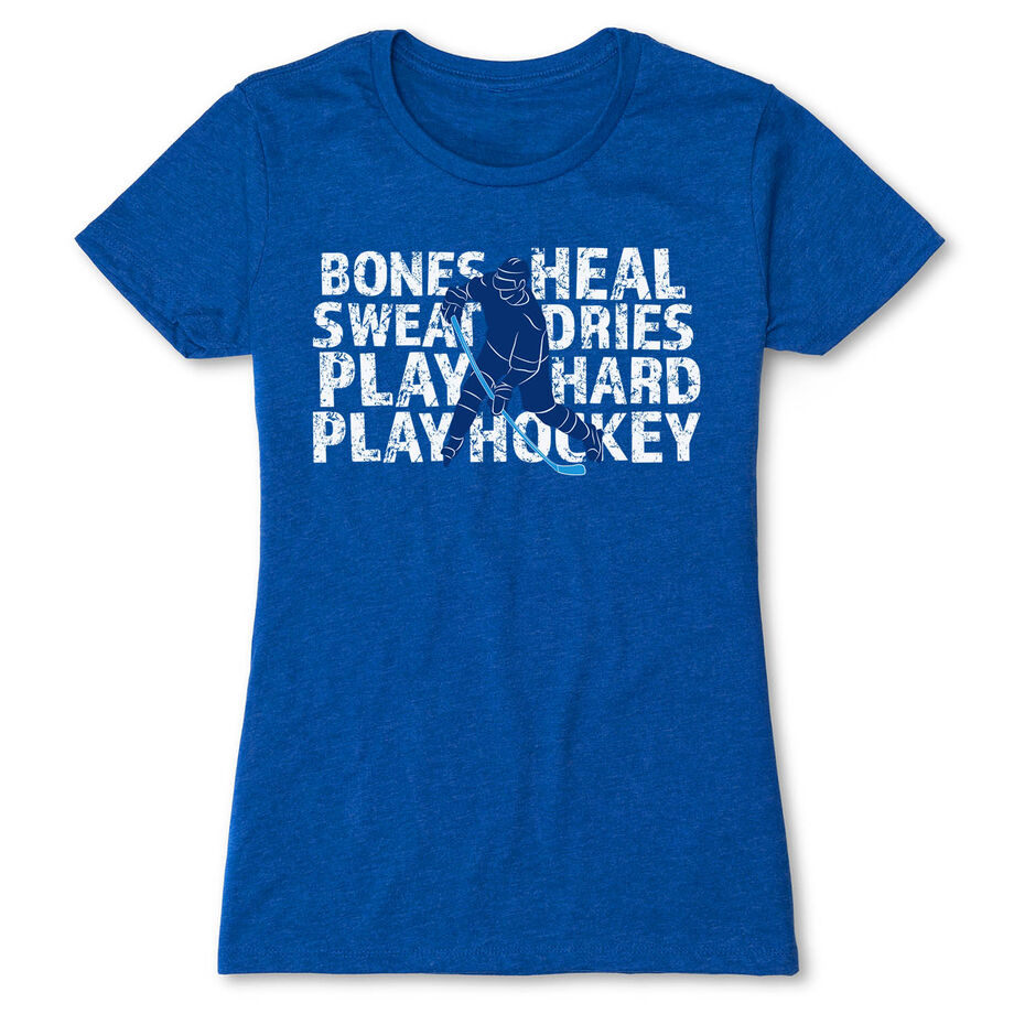 Hockey Women's Everyday Tee - Bones Heal Hockey