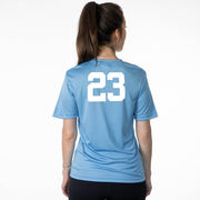 Hockey Short Sleeve Performance Tee - The Cold Never Bothered Me Anyway #HockeyMom