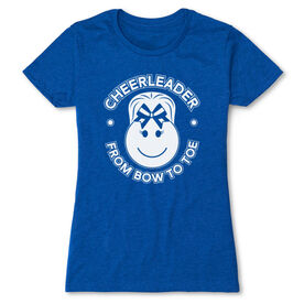 Cheerleading Women's Everyday Tee - Cheerleader From Bow To Toe