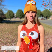 Women's Performance Tank Top - Goofy Turkey