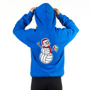Volleyball Hooded Sweatshirt - Serving Holiday Cheer (Back Design) 