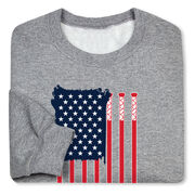 Hockey Crewneck Sweatshirt - American Flag