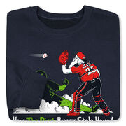 Baseball Crewneck Sweatshirt - How The Pinch Stole Home