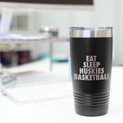 Basketball 20 oz. Double Insulated Tumbler - Personalized Eat Sleep Basketball