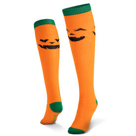 Yakety Yak Knee High Socks - Jack-o-Lantern