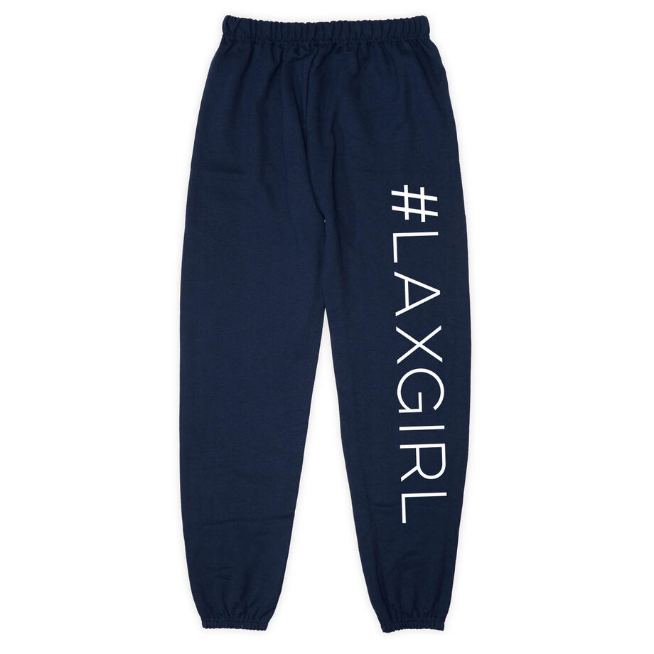 Girls Lacrosse Fleece Sweatpants - #LAXGIRL