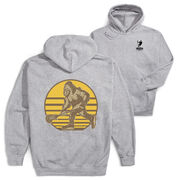 Guys Lacrosse Hooded Sweatshirt - BigFoot (Back Design)