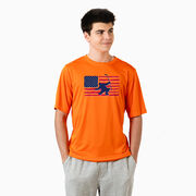 Hockey Short Sleeve Performance Tee - Hockey Land That We Love