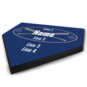 Softball Personalized Team Home Plate Plaque