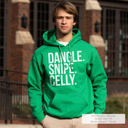 Hockey Hooded Sweatshirt - Dangle Snipe Celly Words