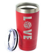 Volleyball 20 oz. Double Insulated Tumbler - LOVE