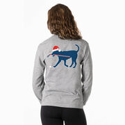 Hockey Tshirt Long Sleeve - Christmas Dog (Back Design)