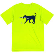 Baseball Short Sleeve Performance Tee - Navy Baseball Dog