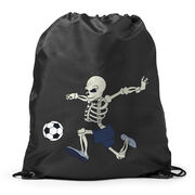 Soccer Drawstring Backpack - Skeleton Striker 
