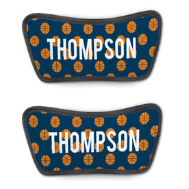 Basketball Repwell&reg; Sandal Straps - Personalized Basketball Pattern