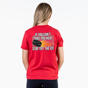 Hockey Short Sleeve T-Shirt - If You Can't Take the Heat (Back Design)