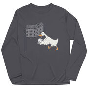 Volleyball Long Sleeve Performance Tee - Goosebumps