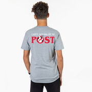 Soccer Short Sleeve T-Shirt - Ain't Afraid Of No Post (Back Design)