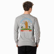 Guys Lacrosse Tshirt Long Sleeve - California Lacrosse (Back Design)