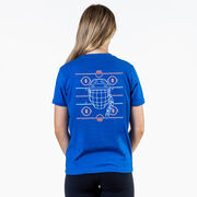 Hockey T-Shirt Short Sleeve - Game Time Girl (Back Design)