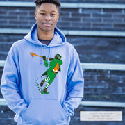 Guys Lacrosse Hooded Sweatshirt - Lacrosse Leprechaun