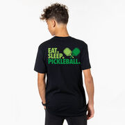 Pickleball Short Sleeve T-Shirt - Eat. Sleep. Pickleball (Back Design)