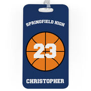 Basketball Bag/Luggage Tag - Basketball Team Ball