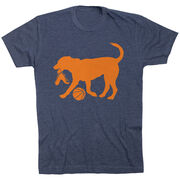 Basketball Tshirt Short Sleeve Baxter The Basketball Dog