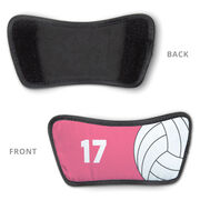 Volleyball Repwell&reg; Sandal Straps - Ball and Number Reflected