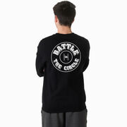 Wrestling Crewneck Sweatshirt - Battle In Circle (Back Design)