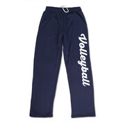 Volleyball Fleece Sweatpants - Volleyball Script (Large)