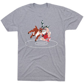 Wrestling T-Shirt Short Sleeve - Wrestling Santa