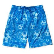 Soccer Swim Trunks - Seaside