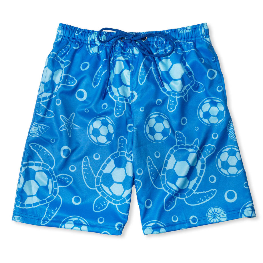 Soccer Swim Trunks - Seaside