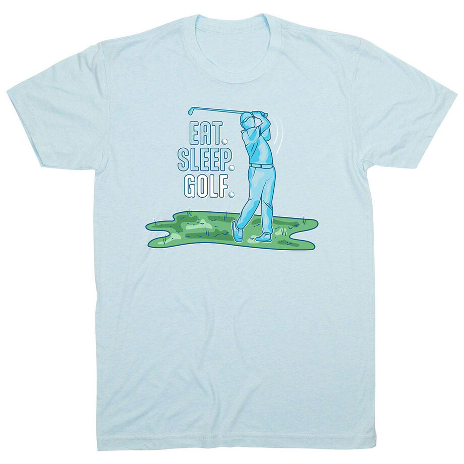 Golf Short Sleeve T-Shirt - Eat. Sleep. Golf