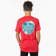 Pickleball Short Sleeve T-Shirt - Serve's Up (Back Design)