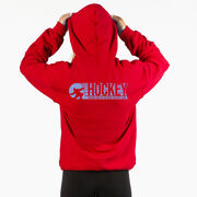 Hockey Hooded Sweatshirt - Hockey 100% Of The Shots (Back Design)