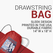Hockey Drawstring Backpack - Survival of the Fittest