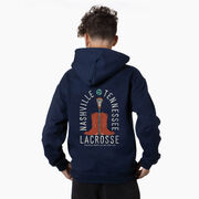 Guys Lacrosse Hooded Sweatshirt - Nashville Lacrosse (Back Design)