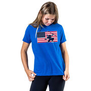 Hockey T-Shirt Short Sleeve - Patriotic Hockey