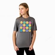 Softball Short Sleeve Performance Tee - Softball Makes Me Happy