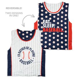 Baseball Reversible Pinnie - Rather Be Playing