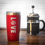 Volleyball 20 oz. Double Insulated Tumbler - LOVE